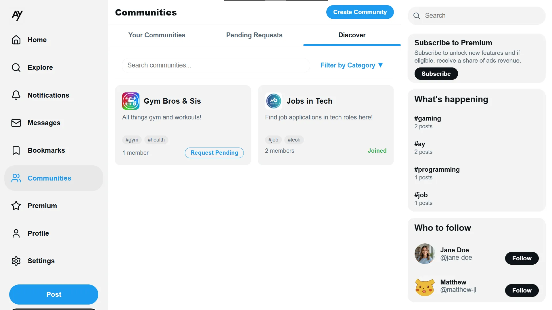 Community Discover