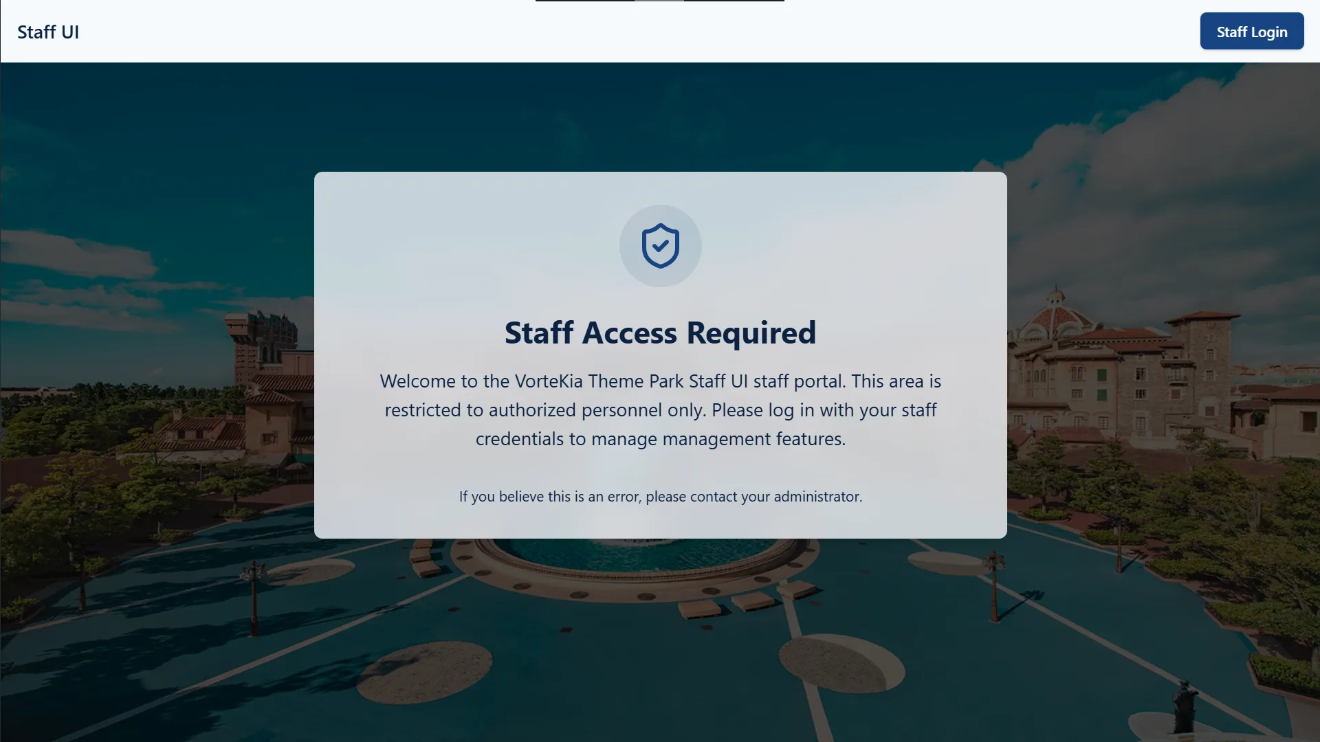 Staff Access Required